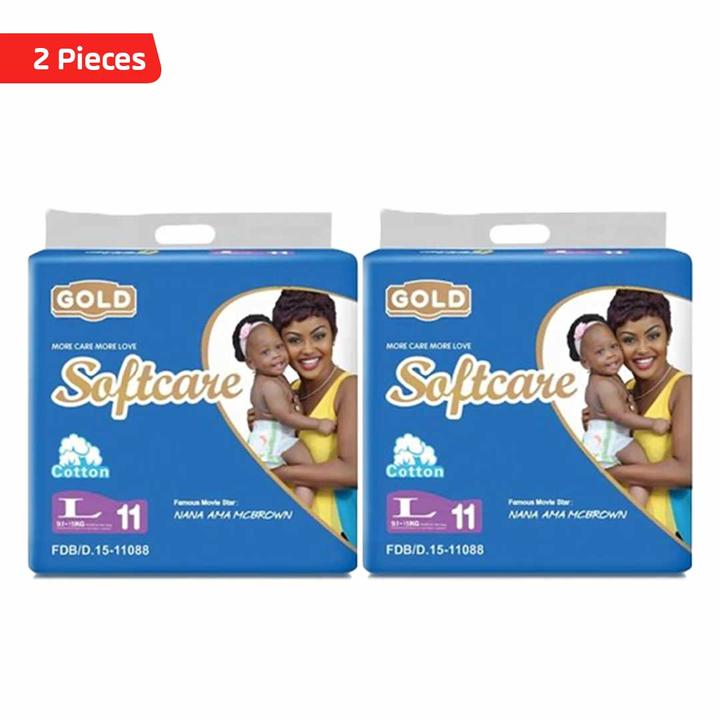 Softcare Diapers L 916kg (Pack of 2) Hubtel